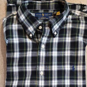Ralph Lauren Men's XL Plaid Flannel Button Down Shirt Classic Fit